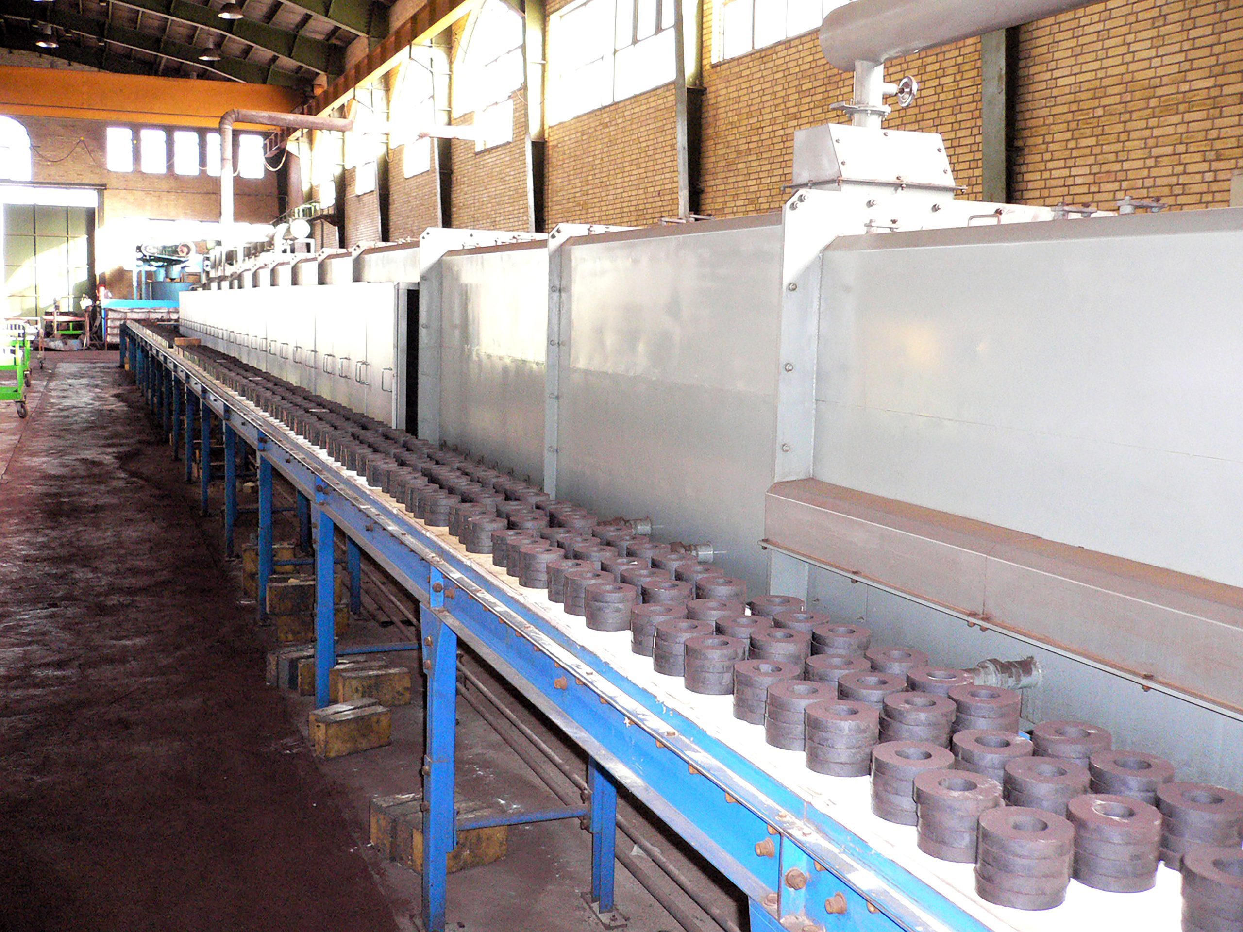 Magnet production line for magnettaban